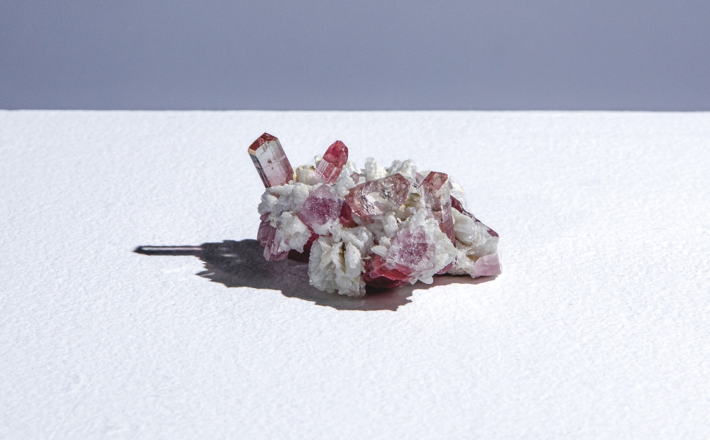 Pink Tourmaline cluster